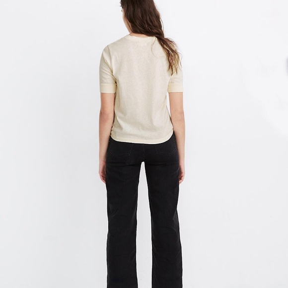NWT madewell Recycled Cotton Stripe Relaxed Tee - Picture 3 of 8